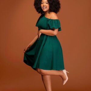 Offshoulder Skater Dress